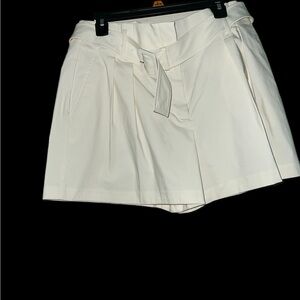 Women Express  cream shorts, size 14.